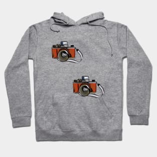 Vintage Water Color Camera Hoodie